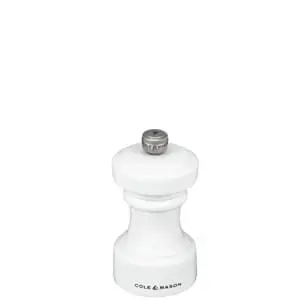 Cole & Mason Hoxton White Wood Pepper Mill 104mm